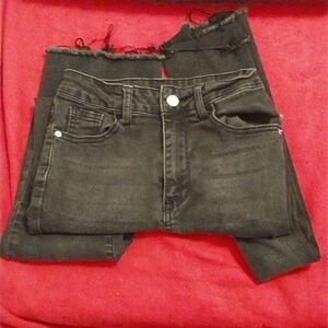 Shein black flare jeans